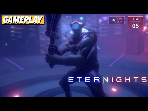 Eternights Boss Fight Gameplay