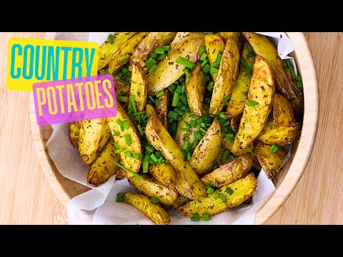 Comment Faire des Country Potatoes Croustillantes à la Maison ! 🔥