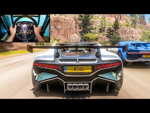 Bugatti Divo - Goliath Race - Forza horizon 5 | Steering Wheel Gameplay