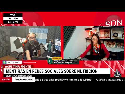 Nutrición – Las redes sociales mienten – Lic. Agustina Monte – En Son de Paz