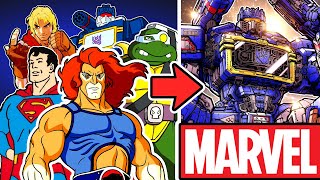 MARVEL ARTIST draws 80's CARTOONS in a MARVEL STYLE! TMNT | THUNDERCATS | STREET FIGHTER | VOLTRON
