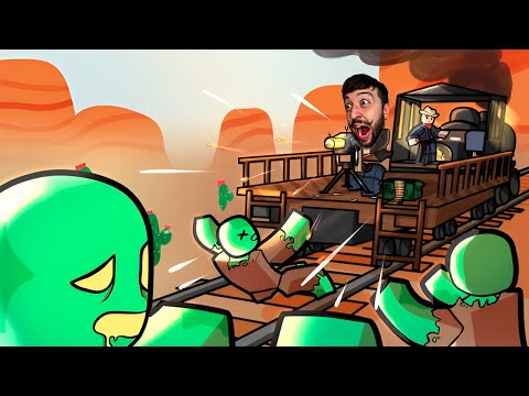 ENFRENTEI O DESERTO MAIS PERIGOSO DO ROBLOX - Dead Rails