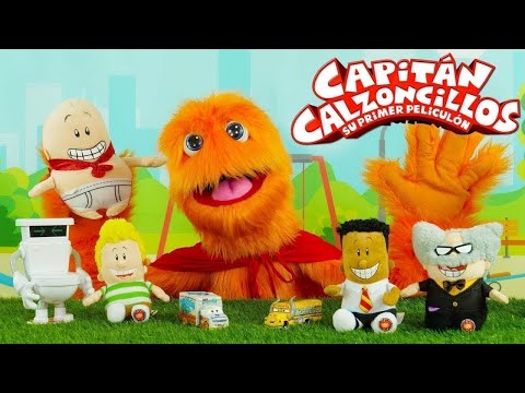 CAPTAIN UNDERPANTS Toys 😅 FUZZY PUPPET vs Professor Poopypants Super Hero Battle Disney Cars 3 toys