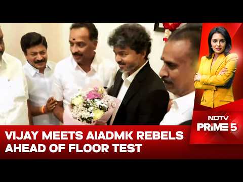 Vijay Meets AIADMK Rebels Ahead of Crucial Floor Test in Tamil Nadu