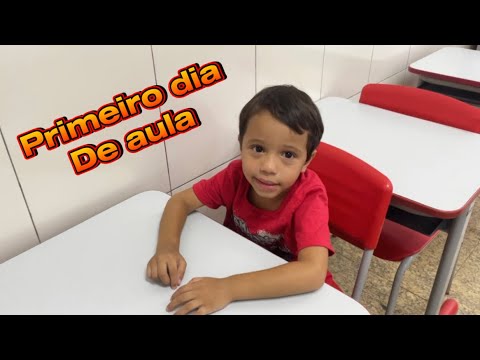 COMO FOI O PRIMEIRO DIA DE AULA DO ISAAC - olha a reação dele!