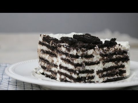 간단하게 만드는 오레오 아이스 케이크 | Oreo Ice Cake -SUNA