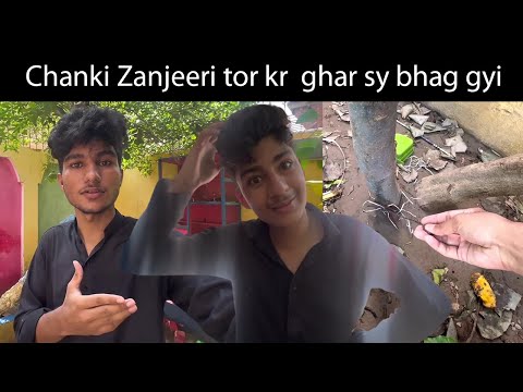 Aj chanki zanjeeri tor kr ghar sy bhag gayi 😰 | Pets vlog