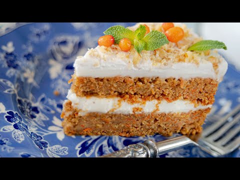 Морковный ТОРТ БЕЗ МУКИ и БЕЗ ЯИЦ + морковный кекс, пирожные и трайфл | постный веганский рецепт