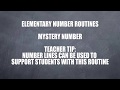 Mystery Number Clue Analysis