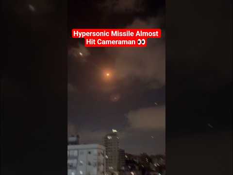 Hypersonic Missile Hit Cameraman ๐
