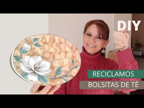 ♻️ Texturas reciclando Bolsitas de Té