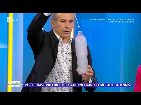 Perché nascono chicchi di grandine grandi come palle da tennis? - Estate in diretta - 27/07/2023