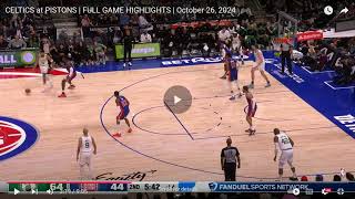 Detroit Pistons Film Breakdown: Game 3 vs Celtics - Detroit needs to improve defensive lapses
