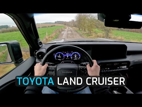 2026 TOYOTA LAND CRUISER 2.8D MILD HYBRID DIESEL 205 HP POV TEST DRIVE