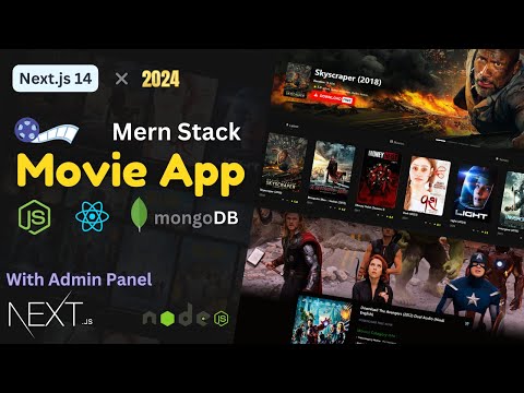 Next.js 14 Movie Download Website with Admin Dashboard 2024 | NEXT.JS 14 MERN STACK APP MongoDB