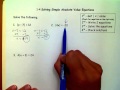 Understanding Absolute Value Equations