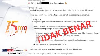 JPA nafi maklumat tular mengenai pembatalan skim pencen | 15 MINIT MMTV 6 Ogos 2025