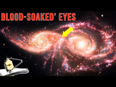 Blood-Soaked’ Eyes: NASA’s Webb, Hubble Examine Creepy Galaxy Pair