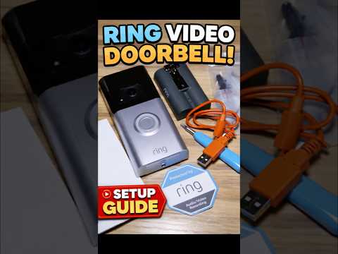 Ring Video Doorbell Unboxing + Easy Setup Tutorial!