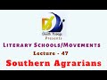 Southern Agrarians: Key Concepts and Critiques