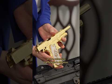Why the "Santa Muerte" is emblazoned on some weapons owned by drug traffickers #shorts