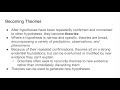 Understanding Scientific Theories and Hypotheses