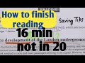 Reading Comprehension and Railway History