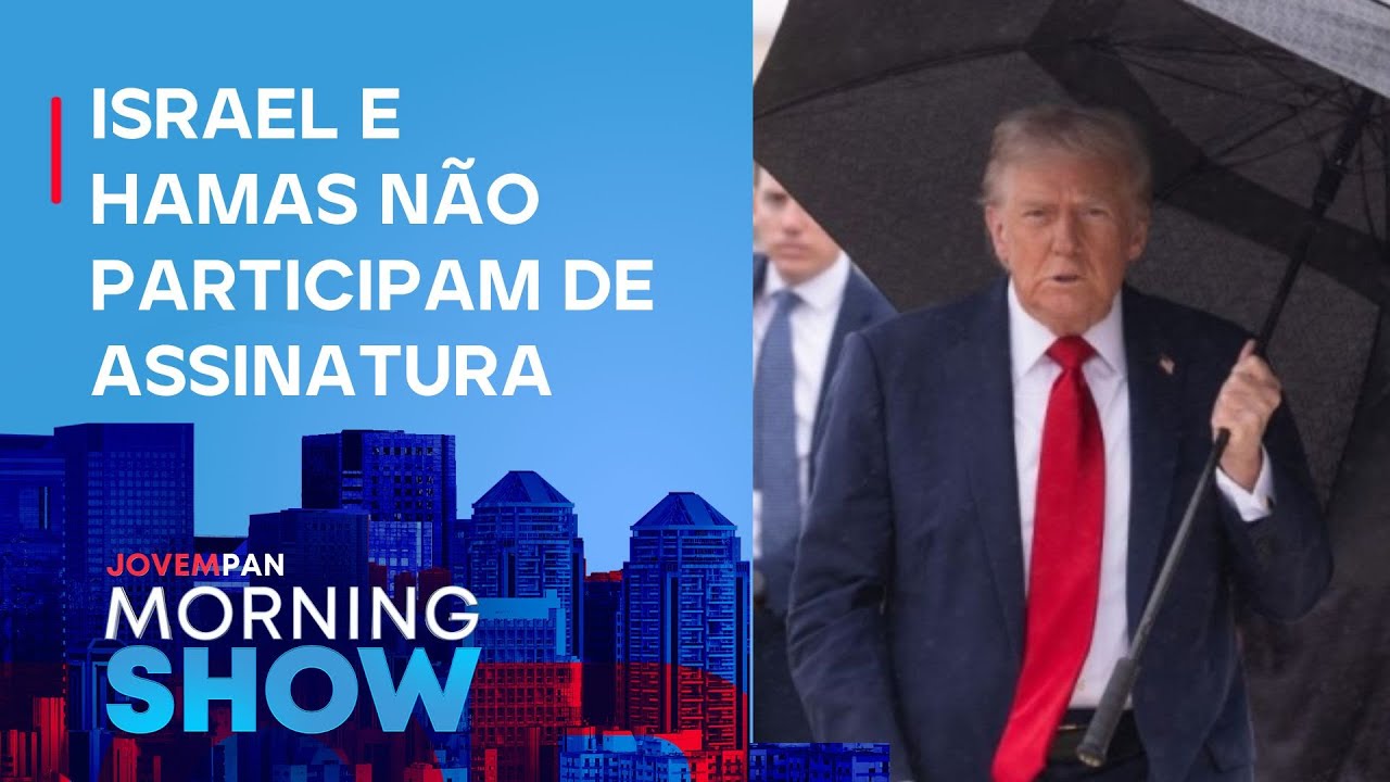 ACORDO de PAZ assinado por Trump não CITA CRIAÇÃO de Estado palestino ENTENDA