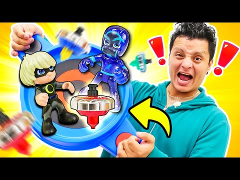 ¡Los villanos VS PJ Masks! Juguetes de Héroes en Pijamas para niños