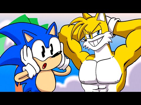 As Bizarras Animações do SONIC #animação