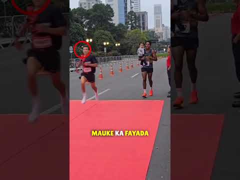Woh marathon jeetne hi wala tha, lekin phir aisa hua ki... 😨