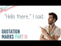 Punctuation and Dialogue in Writing