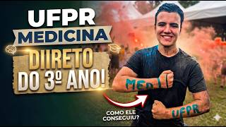 Veja como foi o estudo dele pra passar em medicina no vestibular da UFPR direto do ensino médio