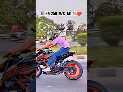 Duke v/s Mt15😱❌ #duke250 #dukelover #duke390 #mt15modified #yamahamt15 #mt15 #duke200 #mt15fans #mt