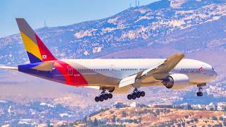 30 MINS LANDINGS & TAKEOFFS at ATH | 4K | Close Up Plane Spotting at Athens Airport, Greece!