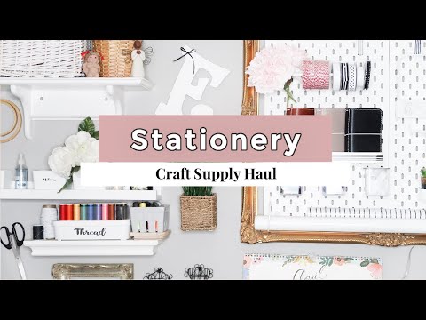 Stationery Craft Supply Unboxing | EbbyDoesItAll