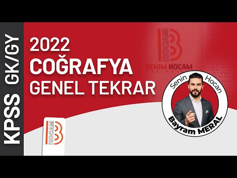 1) KPSS Coğrafya Genel Tekrar 1 Coğrafi Konum - 2022 - Bayram MERAL