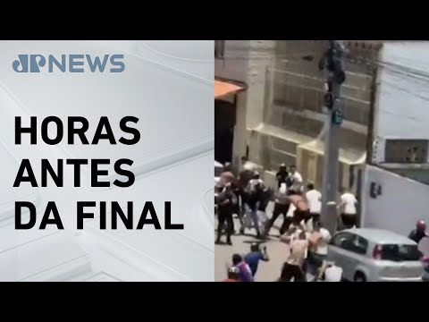 Torcedores do Ceará e Fortaleza brigam antes de partida do Campeonato Cearense