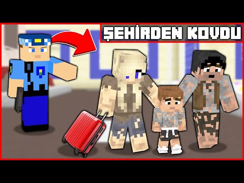 KEREM KOMİSER OSMAN VE AİLESİNİ ŞEHİRDEN KOVDU! 😱 - Minecraft ZENGİN FAKİR HAYATI