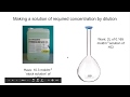 Calculating Moles and Concentrations