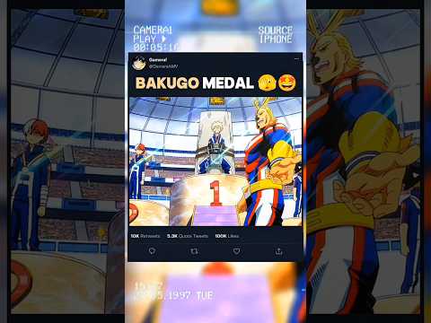 BAKUGO MEDAL 🫣🤩 | #myheroacademia #edit #amv #mha #anime