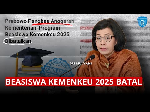 Sri Mulyani Batalkan Penawaran Beasiswa Kemenkeu 2025 Akibat APBN Dipangkas