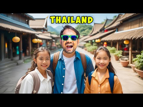 I Spend 24 Hours In Thai Village - ऐसे होते है Thailand के गांव 🤫