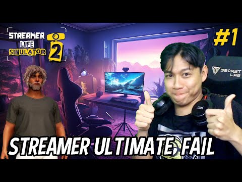 MEMULAI DARI MINUS BUKAN NOL | STREAMER LIVE SIMULATOR 2 #1 INDONESIA