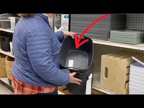 Buy a cheap Walmart bin to copy this BRILLIANT idea!