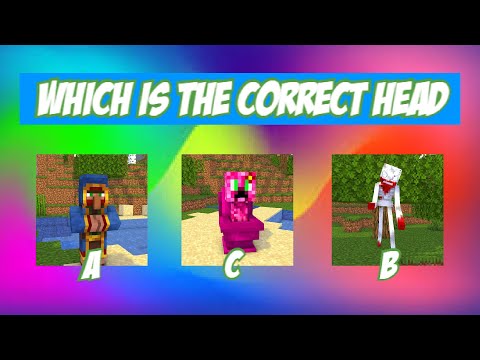 Monster School Quiz : Skibidi Toilet #1 | WHICH IS THE CORRECT HEAD | Minecraft Animation