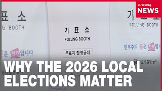 YouTube video thumbnail: Why Korea's 2026 Local Elections Matter
