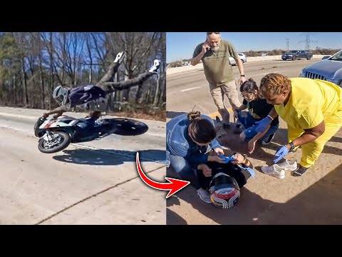 WHEN BIKERS FIGHT BACK | INSANE MOTORCYCLE MOMENTS 2025 - #106