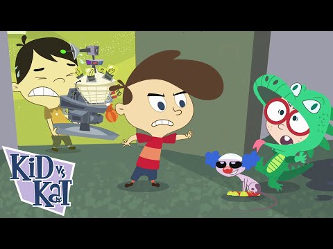 Intercambio Destrozado | Niño Vs. Gato - WildBrain | Películas para niños