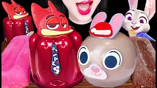 ASMR ZOOTOPIA ICE DESSERT 주토피아 아이스 디저트 먹방 Mukbang, Eating